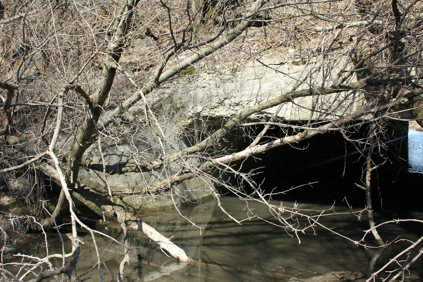 West abutment, adjacent Bridge #A-508B